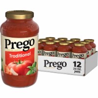 Prego Traditional Italian Pasta Sauce Case Lot Sale Perspective: Main