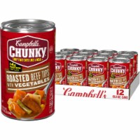 Campbell's Chunky Roasted Beef Tips with Vegetables Soup Case Sale Perspective: Main