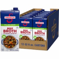 Swanson 100% Natural 50% Less Sodium Beef Broth