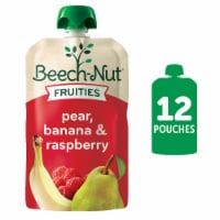 Beech-Nut® Fruities Stage 2 Pear Banana & Raspberry Baby Food Pouches Perspective: Main