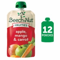 Beech-Nut Fruities Apple Mango & Carrot Puree Stage 2 Baby Food Pouch