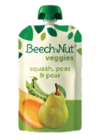 Beech-Nut Veggies Squash Peas & Pears Stage 2 Baby Food