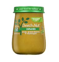 Beech-Nut Naturals Peas Green Beans & Asparagus Stage 2 Baby Food