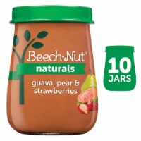 Beech-Nut® Naturals Guava Pear & Strawberries Stage 2 Baby Food Perspective: Main