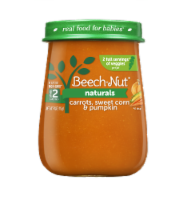 Beech-Nut Naturals Carrots Sweet Corn & Pumpkin Stage 2 Baby Food