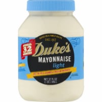 Duke's® Mayonnaise Light, 32 Fl oz (Pack of 12)