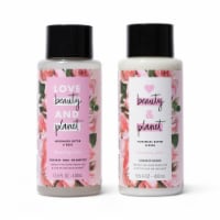 Love Beauty and Planet Sulfate-Free Blooming Color Murumuru Butter & Rose Shampoo & Conditioner Perspective: Main