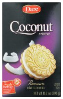 Dare Coconut Premnium Crème Filled cookies Peanut Free 10.2 OZ (Pack of 12)