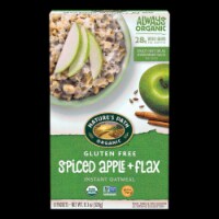 Nature's Path Organic Hot Oatmeal - Spiced Apple with Flax - Case of 6 - 11.3 oz.