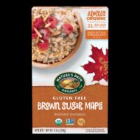 Nature's Path Organic Hot Oatmeal - Brown Sugar Maple - Case of 6 - 11.3 oz.