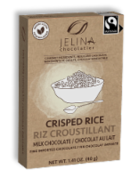 Jelina Chocolatier Crisped Rice 72% Cacao Organic Dark Chocolate