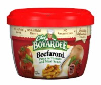 Chef Boyardee® Beefaroni® Pasta in Tomato and Meat Sauce Microwaveable Cup Case Sale Perspective: Main