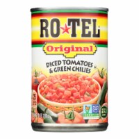 ROTEL Original Diced Tomatoes and Green Chilies, 10 oz. (Pack of 24) Perspective: Main