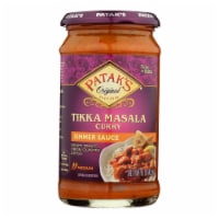 Pataks Simmer Sauce - Tikka Masala Curry - Medium - 15 oz - case of 6