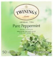 Twinings of London Herbal Tea Pure Peppermint, 3.53oz (Pack of 6)