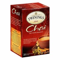 Twinings of London Spice Chai, 20 BG (Pack of 6)