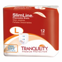 Tranquility Slimline Adult Incontinence Brief L Heavy Absorbency Full Fit, 2132, Heavy, 96 Ct
