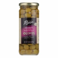 Reese Manzanilla Olives Stuffed With Minced Anchovy, 10 Oz.