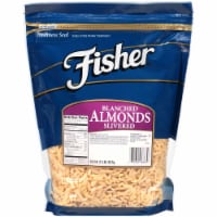 Fisher Chefs Naturals Blanched Slivered Almond, 2 Pound -- 3 per case.
