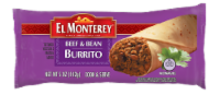 El Monterey Beef & Bean Burrito, 5 oz. (24 count) Perspective: Main