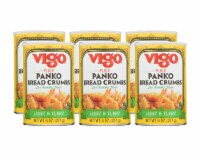 Vigo Plain Panko Breadcrumbs, 8 OZ (Pack of 6)