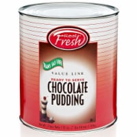 Real Fresh Cafe Classic Trans Fat Free Chocolate Pudding, 7 Pound -- 6 per case.