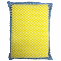 LOLA Nylon Net & Microfiber Terry Sponge 2-Way Cleaning Pad, Dual Sided - 1 Pack