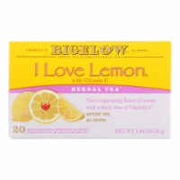 Bigelow Tea I Love Lemon Herb Tea - Case of 6 - 20 BAG
