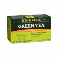 Bigelow Tea Green Tea - with Peach - Case of 6 - 20 BAG