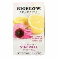 Bigelow Benefits Stay Well Lemon & Echinacea Herbal Tea