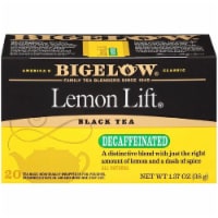 Bigelow Lemon Lift Black Blend Decaffeinated Tea Bags 1.37 Oz (Pack of 6)