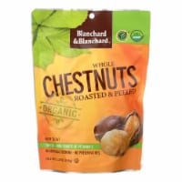 Blanchard & Blanchard Organic Whole Chestnuts - Roasted and Peeled - Case of 12 - 5.2 oz.