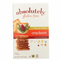 Absolutely Gluten Free Toasted Onion Crackers