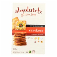 Absolutely Gluten Free® Cracked Pepper Crackers