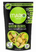 120g Pitted Green Olives with Sea Salt 8-Pack