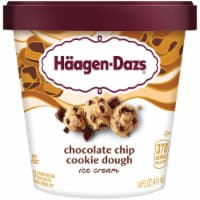 Haagen Dazs, Chocolate Chip Cookie Dough Ice Cream, Pint (8 Count) Perspective: Main