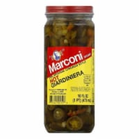 Marconi Giardinara Relish in Oil Hot, 16 OZ (Pack of 12)