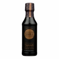San - J Tamari Soy Sauce - Organic - Case of 6 - 10 Fl oz.