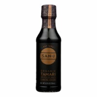 San - J Tamari Soy Sauce - Organic - Case of 6 - 10 Fl oz.