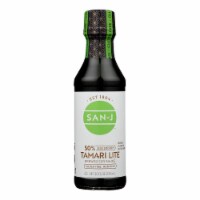 San - J Tamari Soy Sauce - Lite - Case of 6 - 10 Fl oz.