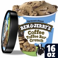Ben & Jerry's, Coffee Toffee Bar Crunch Frozen Dessert, Pint (8 Count)