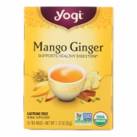 Yogi Tea - Organic - Mango Ginger - Case of 6 - 16 BAG