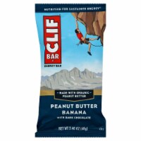 Clif Peanut Butter Banana with Dark Chocolate Bar, 2.4 oz [Pack of 12]