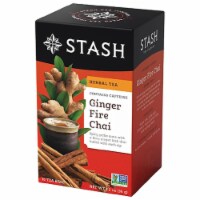 Stash Organics Ginger Fire Chai 18 tea bags, .06 oz (Pack of 6)