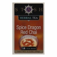 Stash Tea Tea Decaf Chai Red Spice, 18 BG (Pack of 6)
