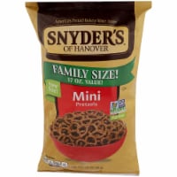 Snyder's Of Hanover -Mini Family Size Pretzels - Case Of 6 - 17 oz