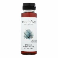 Madhava Honey Organic Amber Agave Nectar - Case of 6 - 11.75 Fl oz.