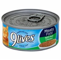9 Lives® Meaty Pate Chicken Dinner Wet Cat Food Perspective: Main