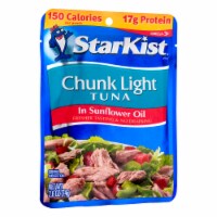 StarKist Chunk Light Tuna in Sunflower Oil Pouch Case Sale Perspective: Main
