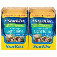 StarKist® Reduced Sodium Wild Caught Light Tuna in Water Case Perspective: Main